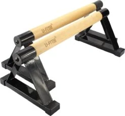 U Fit One® Metal Parallettes - 50cm Push Up Bars - Calisthenics - Push Up Grips - Parallettes Hout - Opdruksteunen - Opdruk Steunen - Opdrukken - Dip Bars - Fitness - Crossfit - Ufitone