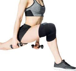 WG COMMERCE ® Compressie Knie Brace Met Straps - Knie Bandage - Knie Verband - Elastische Bandage - Band - Strap - Sleeve - Kousen - Warmers - Blessures - Sport Ondersteuning - Knee Support - Vrouwen - Mannen - Maat: Large - 1 Stuk - Zwart -Merkloos Winkel 1200x1118 18