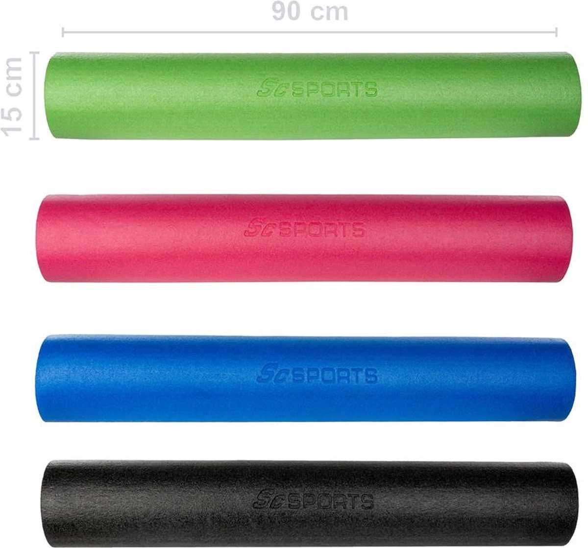 ScSPORTS® Foam Roller - Yoga Roller - Groen - 90 X 15 Cm - Pilates Rol 6 ScSPORTS® Foam Roller - Yoga Roller - Groen - 90 X 15 Cm - Pilates Rol - Afbeelding 4