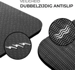Tested By Athletes - Yoga Mat - Fitness Mat- Yoga Mat Anti-slip - Eco Friendly - Yoga Mat Dik 0.6mm -Merkloos Winkel 1200x1120 13
