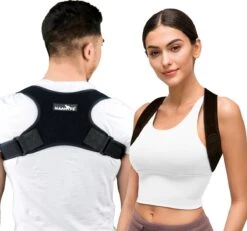 Rugbrace - Rug Corrector - Postuur Corrector - Houding Corrector - Houding Correctie - Vrouw En Man - DOUBLE