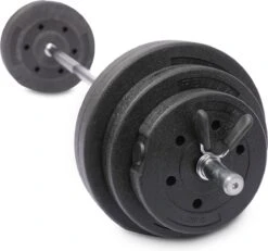 Rebblo Barbell Set 23 Kg - Stalen Halterset - Halterstang Met Halterschijven - 2 X 1,25 Kg - 2 X 2,5 Kg - 2 X 5 Kg Fitness Gewichten - Ø 5 X 120 Cm -Merkloos Winkel 1200x1120 5