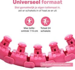 Verstelbare Fitness Hoelahoep Met Gewicht - Hoelahoep Voor Volwassenen En Kinderen - Fitness Hoelahoep - Hula Hoop Fitness - Roze -Merkloos Winkel 1200x1122 10