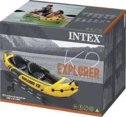 Intex Explorer K2 Kayak - 2 Persoons - Geel -Merkloos Winkel 1200x1122 3