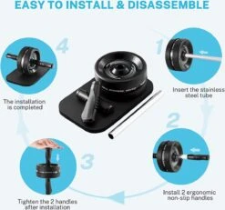 Merkloos Ab Roller Wheel Kit: 7 In 1 - Fitness - Workout - Springtouw - Opdruksteunen - Kniemat - Weerstandsbanden - Unieke Aanbieding 15 Merkloos Ab Roller Wheel Kit: 7 In 1 - Fitness - Workout - Springtouw - Opdruksteunen - Kniemat - Weerstandsbanden - Unieke Aanbieding -Merkloos Winkel 1200x1122 7