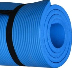 RS Sports Fitnessmat / Trainingsmat NBR - Blauw- 180 X 60 X 1,5 Cm - Met Draagkoord -Merkloos Winkel 1200x1123 11