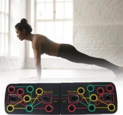 Merkloos Push Up Bord- 14 In 1-Met Trainingtubes-triceps- Biceps- Rug- Borst- Thuis- Trainen -Merkloos Winkel 1200x1124 11