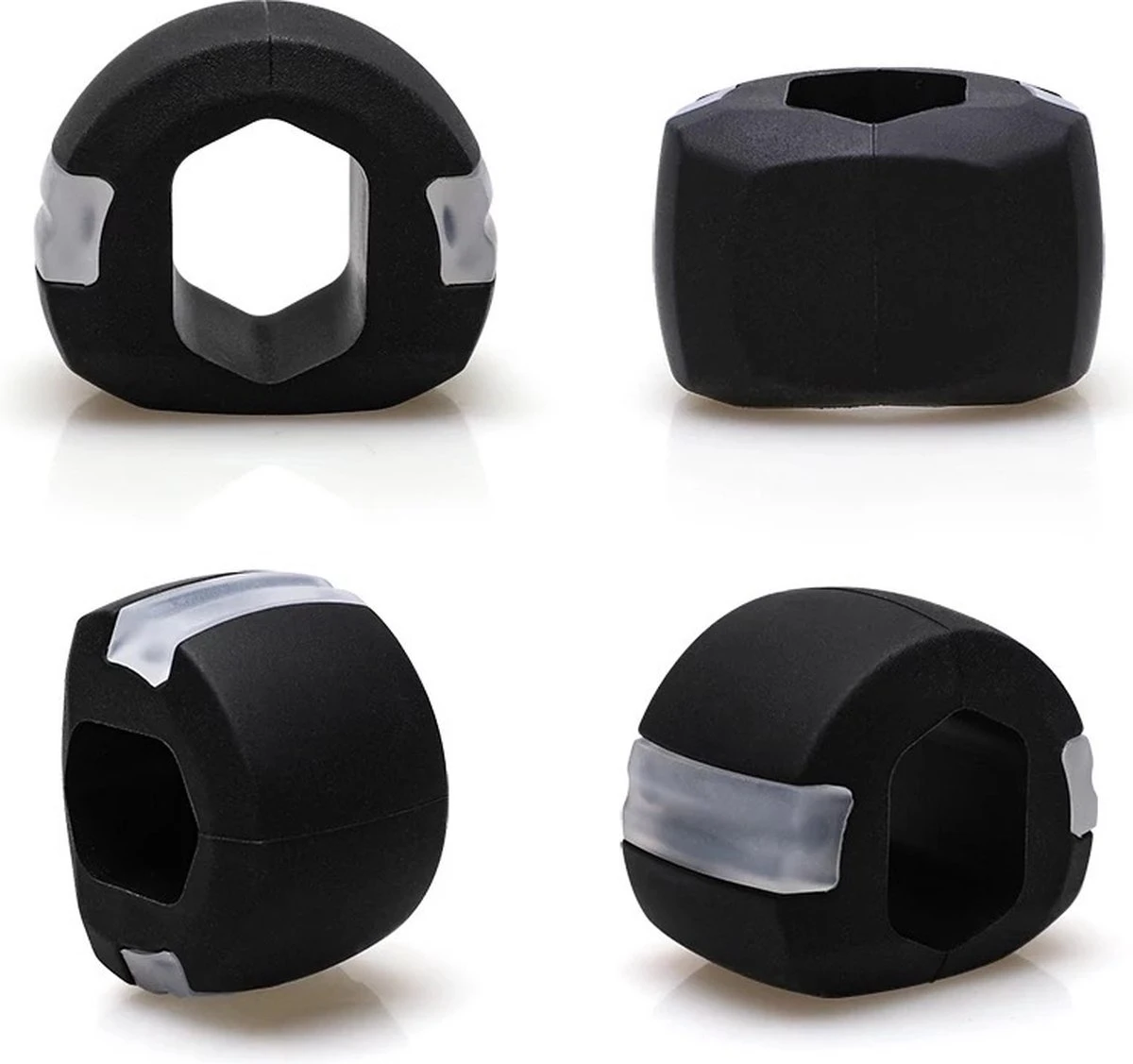 Merkloos Kaaklijn Trainer - Kaak Trainer - Jawline Trainer - Kaakspier Trainer - Jawline Exercise - Facial Toner - Kaaklijn Trainer - Kleur: Zwart 3 Merkloos Kaaklijn Trainer - Kaak Trainer - Jawline Trainer - Kaakspier Trainer - Jawline Exercise - Facial Toner - Kaaklijn Trainer - Kleur: Zwart