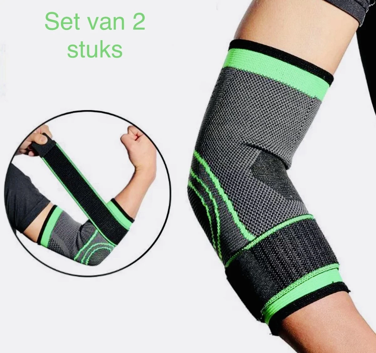 Chibaa - 2 Stuks - Armbrace - Ondersteuning Brace - Elleboog Brace - Tennis Elleboog - Golf Arm - Tennisarm Brace - Elleboog Ondersteuning - Artrose - Reuma - Pijn Arm - Maat M - 2 Stuks 3 Chibaa - 2 Stuks - Armbrace - Ondersteuning Brace - Elleboog Brace - Tennis Elleboog - Golf Arm - Tennisarm Brace - Elleboog Ondersteuning - Artrose - Reuma - Pijn Arm - Maat M - 2 Stuks