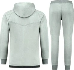 Paulo Vici Joggingpak -Trainingspak Heren - Tracksuit - Lichtgrijs -Merkloos Winkel 1200x1128 12