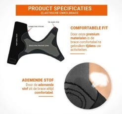 Boersport | Elastische Enkelbrace Voor Sporten | Rechts |Maat (39-41) | M 18 Boersport | Elastische Enkelbrace Voor Sporten | Rechts |Maat (39-41) | M -Merkloos Winkel 1200x1128 146