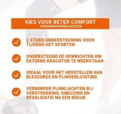 Boersport ®| Elastische Kniebrace | Steun Tijdens Sporten| Dames & Heren| 2 Stuks | L -Merkloos Winkel 1200x1128 152