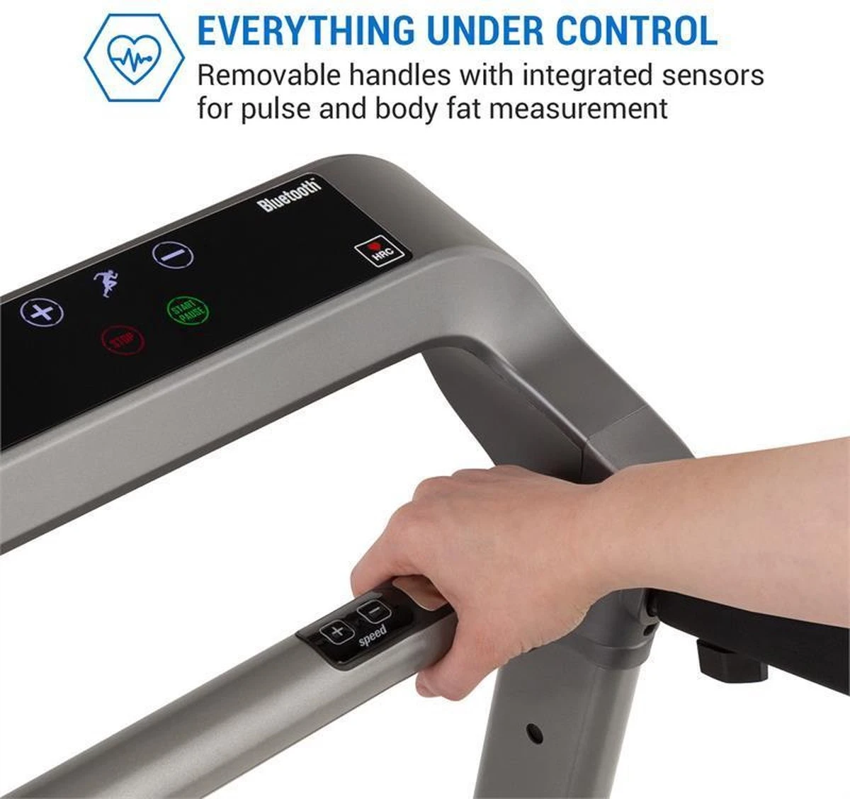 CAPITAL SPORTS Compact Space X Loopband Loopvlak 123x44cm 1,1 KW Vouwbaar 7 CAPITAL SPORTS Compact Space X Loopband Loopvlak 123x44cm 1,1 KW Vouwbaar - Afbeelding 5