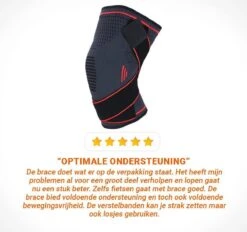 Boersport ® | Orthopedische Kniebrace| Kniebandage Tijdens Sporten | Dames & Heren |Rood| M -Merkloos Winkel 1200x1128 163