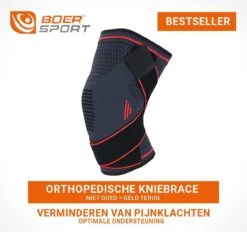 Boersport ® | Orthopedische Kniebrace| Kniebandage Tijdens Sporten | Dames & Heren |Rood| M -Merkloos Winkel 1200x1128 166