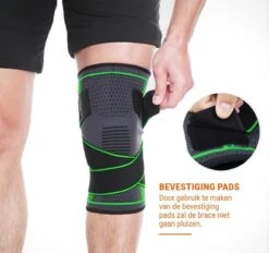 Boersport ® | Orthopedische Kniebrace| Kniebandage Tijdens Sporten | Dames & Heren |Groen| M -Merkloos Winkel 1200x1128 17