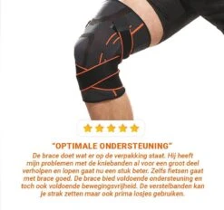 Boersport ® | Ultra Elastische Kniebrace | Optimale Ondersteuning | Dames & Heren| L -Merkloos Winkel 1200x1128 180