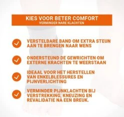 Boersport ® | Orthopedische Enkelbrace Tijdens Sporten | Enkelbandage Maat 42-45 | XL -Merkloos Winkel 1200x1128 193