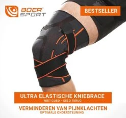 Boersport ® | Ultra Elastische Kniebrace | Optimale Ondersteuning | Dames & Heren| M 19 Boersport ® | Ultra Elastische Kniebrace | Optimale Ondersteuning | Dames & Heren| M -Merkloos Winkel 1200x1128 199