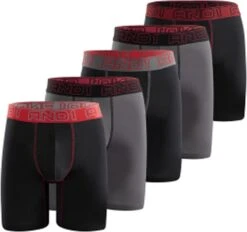 5 Pack AND1 Lange Sport Boxershorts Maat M