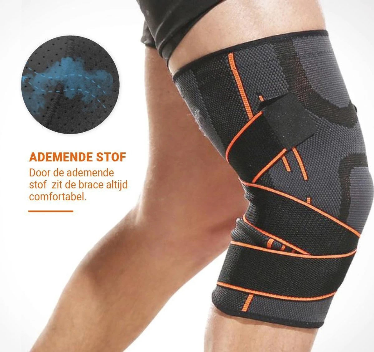 Boersport ® | Ultra Elastische Kniebrace | Optimale Ondersteuning | Dames & Heren| M 13 Boersport ® | Ultra Elastische Kniebrace | Optimale Ondersteuning | Dames & Heren| M - Afbeelding 11