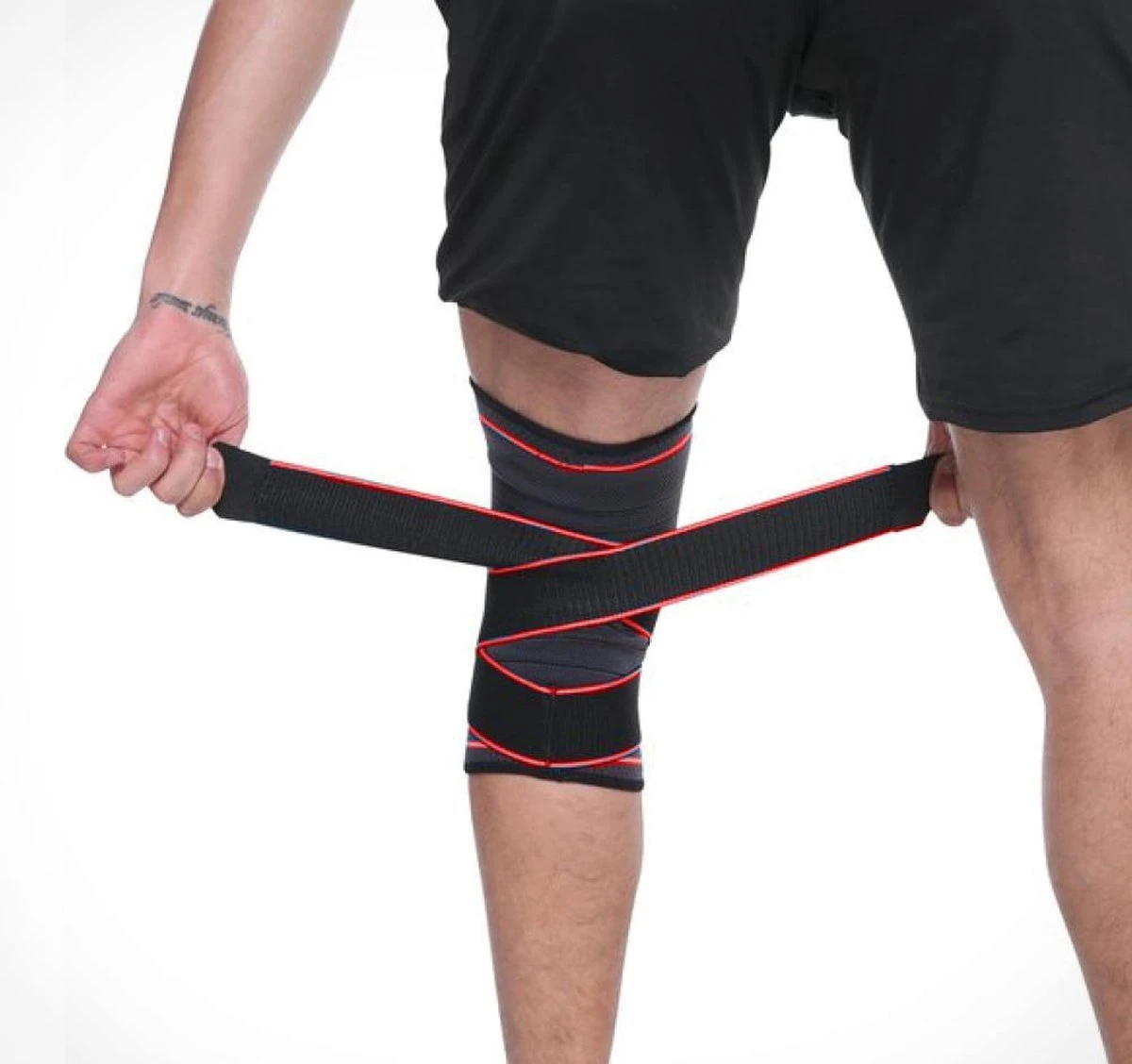 Boersport ® | Orthopedische Kniebrace| Kniebandage Tijdens Sporten | Dames & Heren |Rood| L 5 Boersport ® | Orthopedische Kniebrace| Kniebandage Tijdens Sporten | Dames & Heren |Rood| L - Afbeelding 3