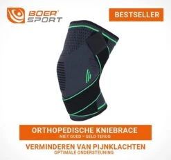 Boersport ® | Orthopedische Kniebrace| Kniebandage Tijdens Sporten | Dames & Heren |Groen| M -Merkloos Winkel 1200x1128 24