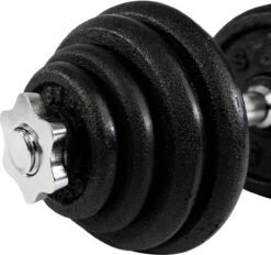 RS Sports Dumbellset - Halterset Met Gewichten - Totaal 30 Kg - 2 Stangen - Zwart -Merkloos Winkel 1200x1128 6