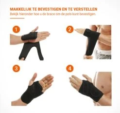 Boersport ®| Orthopedische Polsbrace Met Spalk Voor Pijnlijke Pols | Carpaal Tunnel Syndroom | Rechts -Merkloos Winkel 1200x1128 71