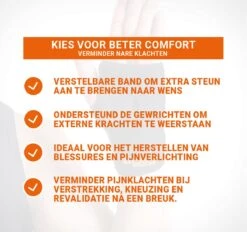 Boersport ®| Orthopedische Polsbrace Met Spalk Voor Pijnlijke Pols | Carpaal Tunnel Syndroom | Rechts -Merkloos Winkel 1200x1128 72