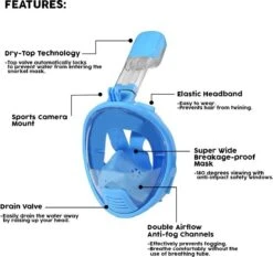 Atlantis Full Face Mask 2.0 - Snorkelmasker - Kinderen - Roze - XS -Merkloos Winkel 1200x1130 1