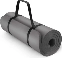 Merkloos Fitness Mat - Yoga Mat - Sport Mat - Antislip - Zwart - 178 X 60 X 1.0cm