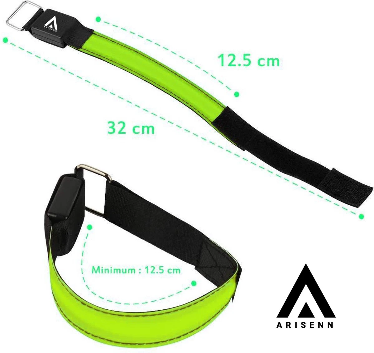 Arisenn® OPLAADBAAR LED LIGHTNING BAND GEEL|3 Standen | Reflecterende Hardloop Verlichting - Hardloop | Running Safety Led Light/ Reflecterende Armband Led/ Veiligheidsverlichting/ Hardloop Verlichting/ USB OPLAADBAAR / Sportarmbanden| 5 Arisenn® OPLAADBAAR LED LIGHTNING BAND GEEL|3 Standen | Reflecterende Hardloop Verlichting - Hardloop | Running Safety Led Light/ Reflecterende Armband Led/ Veiligheidsverlichting/ Hardloop Verlichting/ USB OPLAADBAAR / Sportarmbanden| - Afbeelding 3