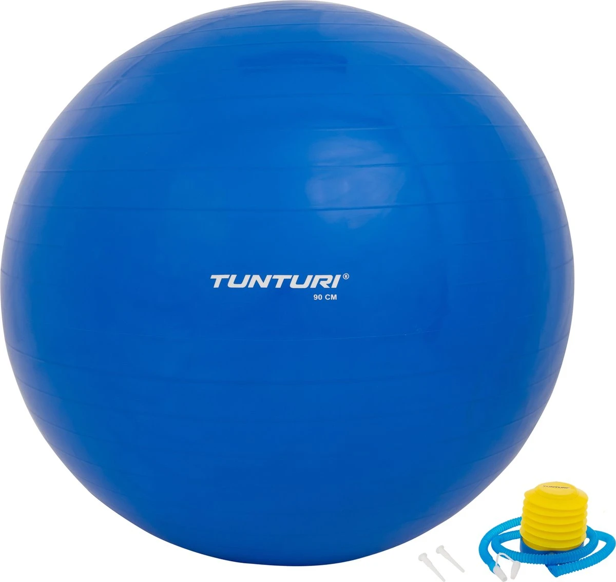 Tunturi Fitness Bal - Yoga Bal Inclusief Pomp - Pilates Bal - Zwangerschaps Bal - 90 Cm - Kleur: Blauw - Incl. Gratis Fitness App 3 Tunturi Fitness Bal - Yoga Bal Inclusief Pomp - Pilates Bal - Zwangerschaps Bal - 90 Cm - Kleur: Blauw - Incl. Gratis Fitness App