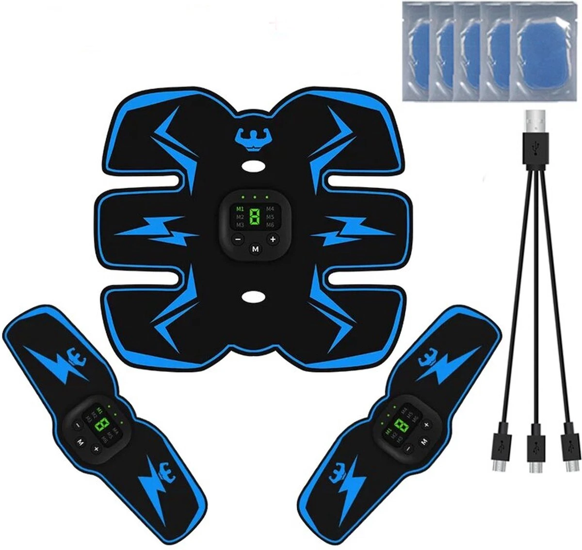 Elektrische Spierstimulator – Tens Apparaat – Elektrische Spier Stimulator – Draadloze Billen Hip Trainer – Abdominale Abs Stimulator – Fitness Body – Afslanken Massager - Model 2 3 Elektrische Spierstimulator – Tens Apparaat – Elektrische Spier Stimulator – Draadloze Billen Hip Trainer – Abdominale Abs Stimulator – Fitness Body – Afslanken Massager - Model 2