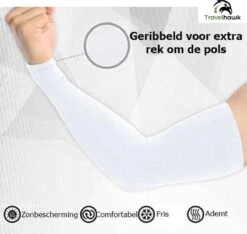 TravelHawk Arm Sleeve - Sleeve - Sleeves - Armstukken - Armstukken Wielrennen - Zonbescherming - 2 Stuks - Zwart - Maat L -Merkloos Winkel 1200x1135 7