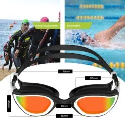 Tri-Sports.nl Zwembril Volwassenen Met Polariserende Lenzen. Ideaal Voor Zwembad En Open Water Zwemmen. Zwembril Voor Triathlon -Merkloos Winkel 1200x1137
