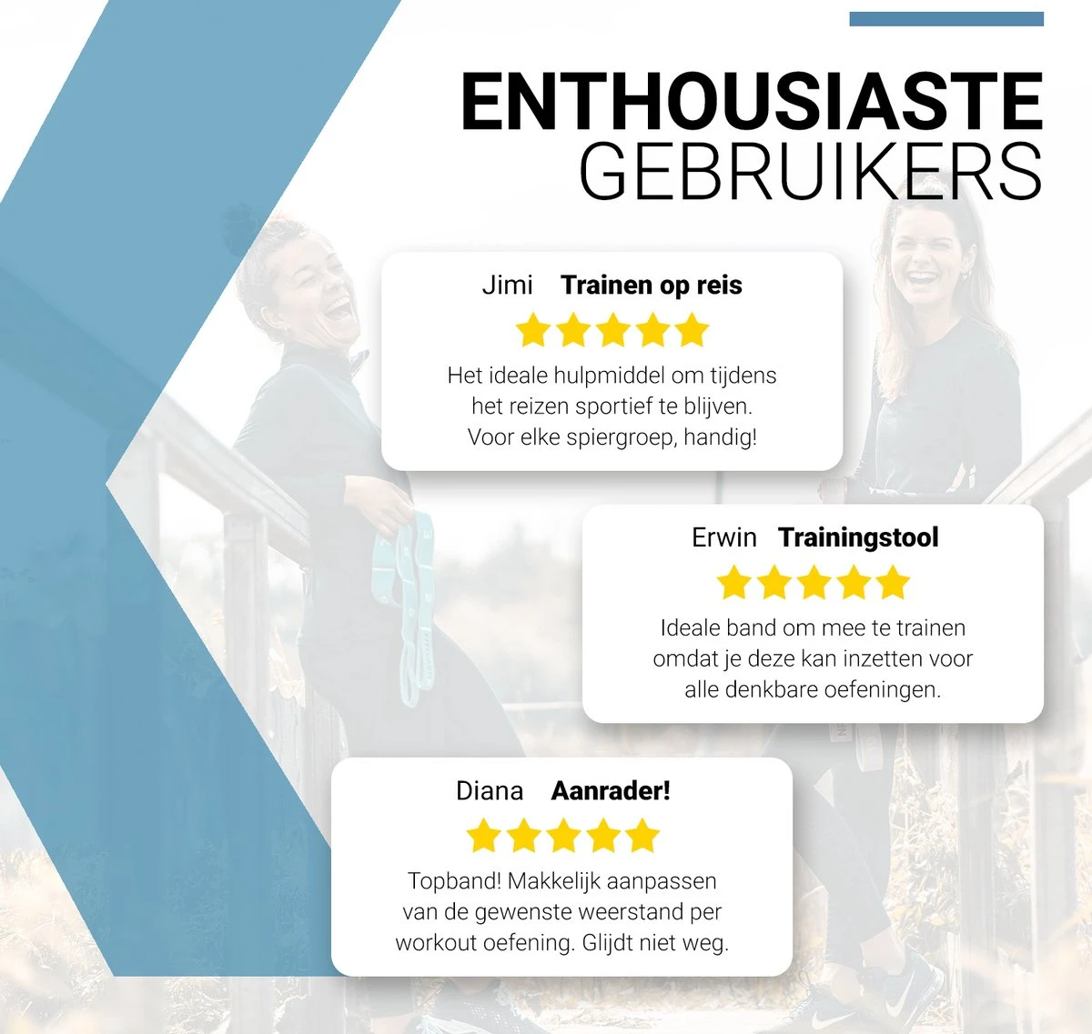 FITELASTIX® Premium Weerstandsband Lang - Full Body - Alles In 1 - Voor Elk Niveau - Resistance Band - Fitness Elastiek - Sport Elastiek Fitness - Met Handvatten - Inclusief Instructievideo's - Blauw 4 FITELASTIX® Premium Weerstandsband Lang - Full Body - Alles In 1 - Voor Elk Niveau - Resistance Band - Fitness Elastiek - Sport Elastiek Fitness - Met Handvatten - Inclusief Instructievideo's - Blauw - Afbeelding 2