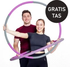 Fitness Hoelahoep - Cadeau - Sport Hoepel - Hoelahoep Volwassenen - Waist Trainer - Gym - Thuis - 1-4 KG/94 Cm+ Gratis Hoepeltas -Merkloos Winkel 1200x1137 38