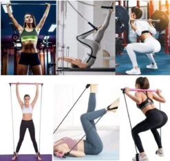 Rebenga Resistance Bar 2.0+ Trainingsschema - Multifunctioneel - Full Body Workout - Resistance Band Set - Weerstandsbanden - Fitness Elastiek Booty Band - Pilates - Pilates Bar - Booty Bar - Pilates Stick - Thuis Sporten + GYM ZAK -Merkloos Winkel 1200x1137 39