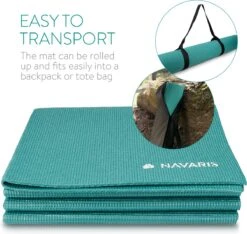 Navaris Opvouwbare Yogamat Voor Op Reis - 4 Mm Dikke Sportmat - Antislip Fitnessmat Voor Yoga, Pilates En Fitness - Geschikt Voor Binnen En Buiten -Merkloos Winkel 1200x1138 17