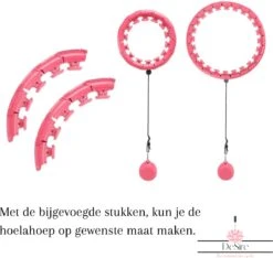 DeSire Fitness Hoelahoep Met Gewicht - Roze - Sport Hoepel Voor Volwassenen En Kinderen - Hula Hoop - Weight Hoop - HoolaHoop -Merkloos Winkel 1200x1138 21