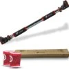 Pull Up Bar Incl. Handschoenen - Verstelbaar In Lengte 72-100cm - Optrekstang Deur - 200kg Belastbaar - Optrekstang Fitness - Rood -Merkloos Winkel 1200x1139 16