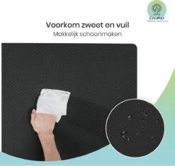 Eco Yoga Mat - Inclusief Draagriem - Anti Slip - Extra Dik (6 Mm) - 183 X 61 X 0,6 Cm - Paars/Roze - Diverse Kleuren -Merkloos Winkel 1200x1140 16