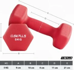 Db SKILLS 5KG Dumbbell Set Van 2 Stuks - Gewichten - Fitness - Sport - Vandaag Voor 19:00 Uur Besteld Is Vandaag Verzonden -Merkloos Winkel 1200x1140 8
