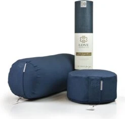 Extra Dikke Yogamat | Donkerblauw | Sticky - 6 Mm | Love Generation -Merkloos Winkel 1200x1141 15