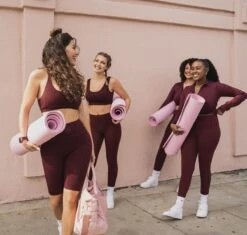 Cabau Lifestyle - Yogamat / Sportmat / Fitnessmat Inclusief Draagriem - Anti-slip - 183x61 Cm - Extra Dik 6 Mm - Lichtroze -Merkloos Winkel 1200x1142 25