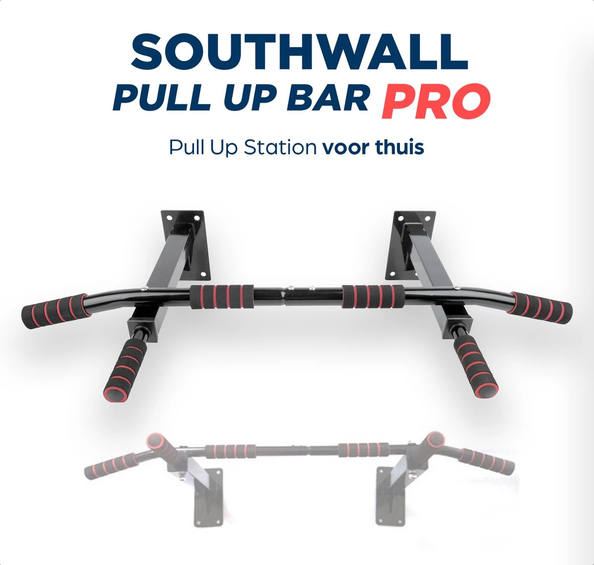 Merkloos Pull Up Bar - Optrekstang Fitness - Chin Up Bar - Pullup Bar - Pull Up Station - Pull Up Stang - Optrekstang Wandmontage - Krachttraining - Wandstang 12 Merkloos Pull Up Bar - Optrekstang Fitness - Chin Up Bar - Pullup Bar - Pull Up Station - Pull Up Stang - Optrekstang Wandmontage - Krachttraining - Wandstang - Afbeelding 10