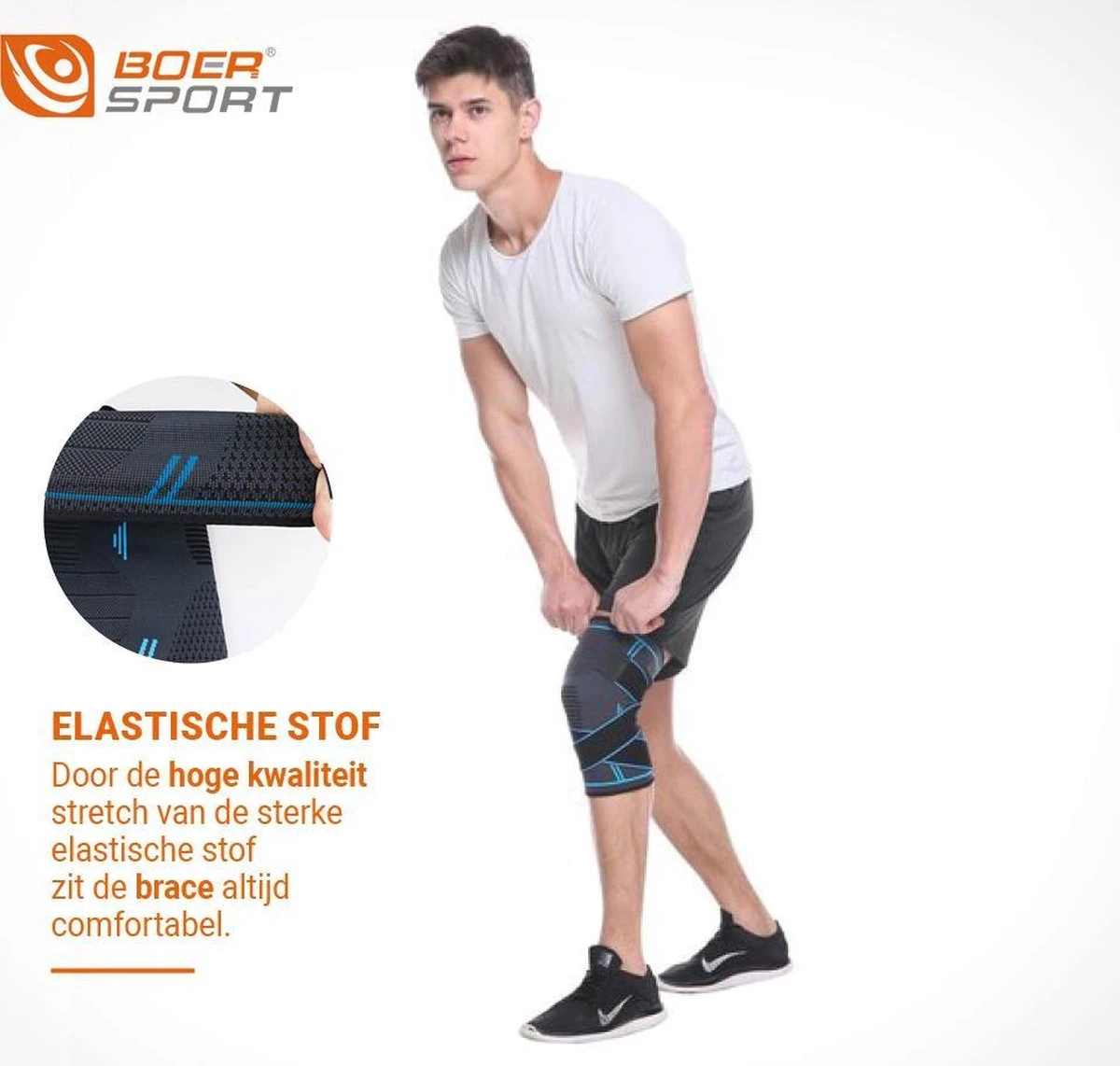 Boersport ® | Orthopedische Kniebrace| Kniebandage Tijdens Sporten | Dames & Heren | L 5 Boersport ® | Orthopedische Kniebrace| Kniebandage Tijdens Sporten | Dames & Heren | L - Afbeelding 3
