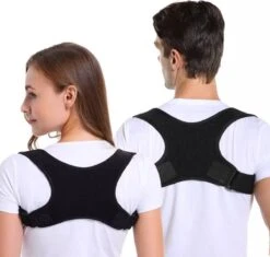 Postuur Corrector - Onmiddellijk Verlichting/verhelpen Van Rug, Schouder En Nek Klakten - Zichtbaar Verbeterde Houding - Verstelbaar Postuur Corrector - Unisex Postuur Corrector - S/M